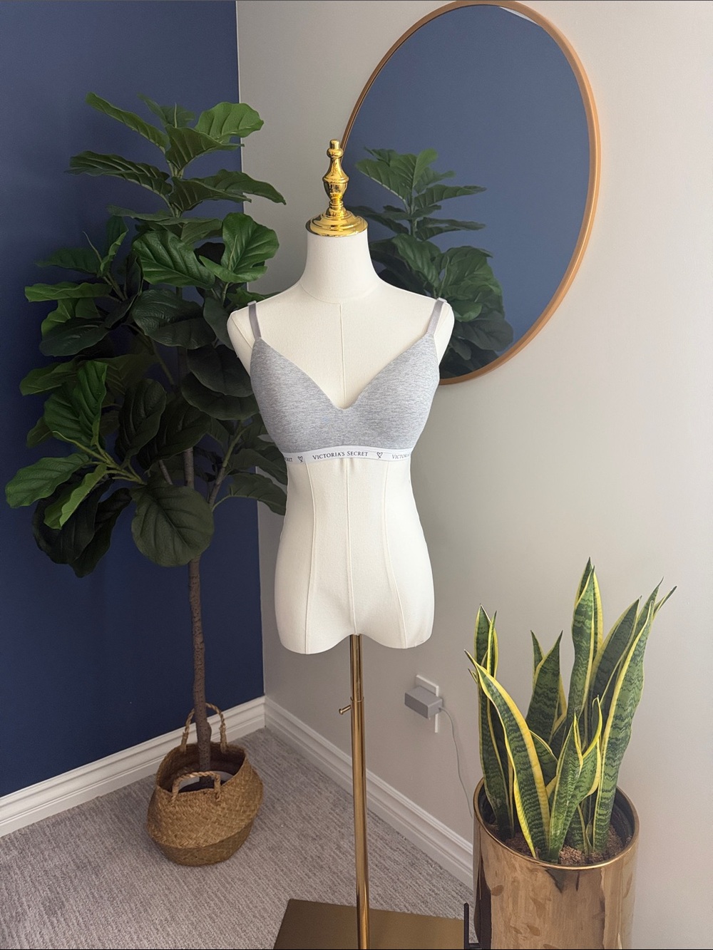 Victoria's Secret Light Gray Wireless Bralette